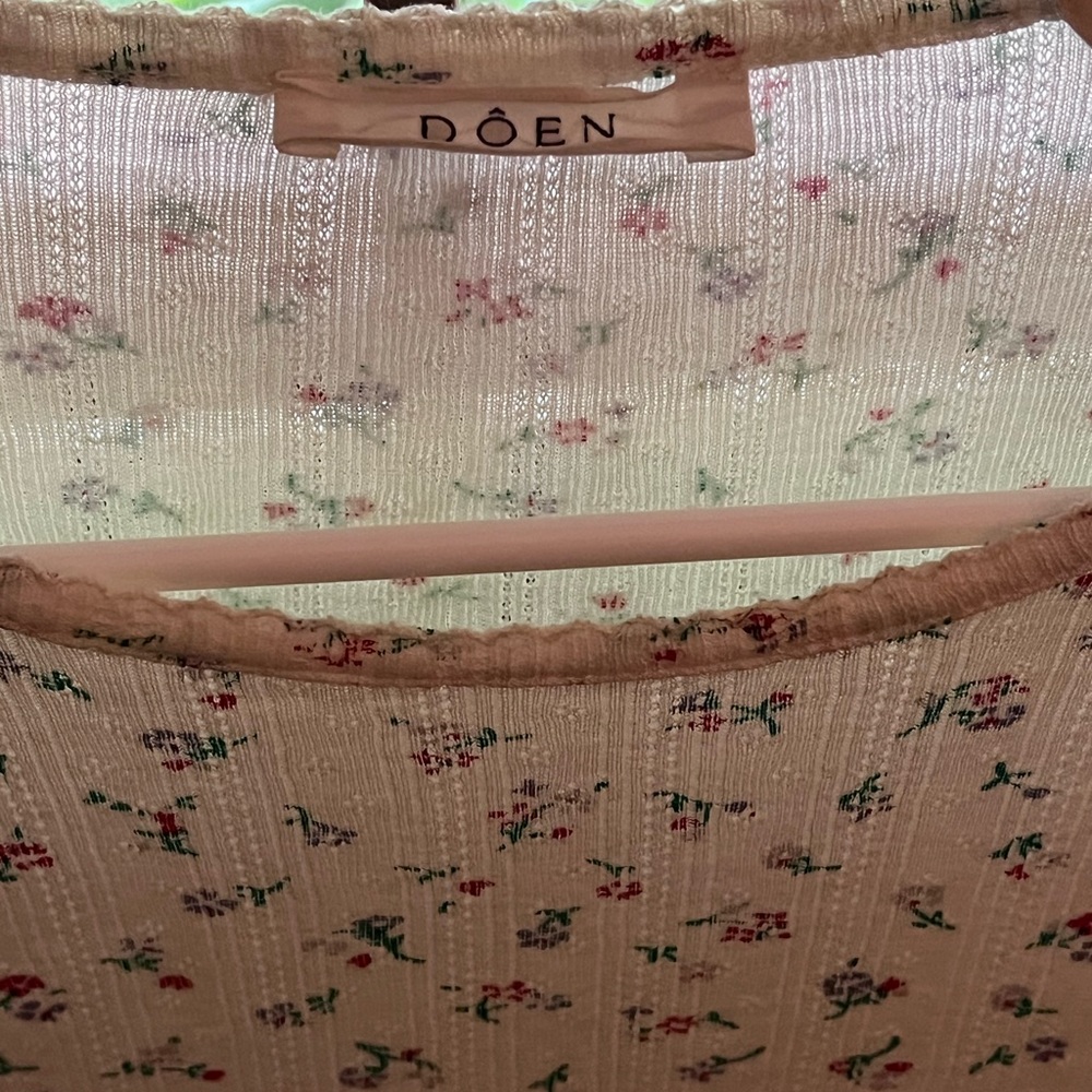 Doen vivi tee dress salt pointelle - Picture 5 of 5